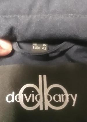 klassische Damen-Jacke, abnehmbare Kapuze, "David Barry" Größe 42, regenabweisend Bild 7