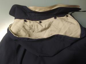 klassische Damen-Jacke, abnehmbare Kapuze, "David Barry" Größe 42, regenabweisend Bild 4