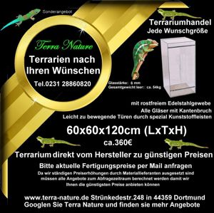 Terrarium : 50x50x50 cm, (LxTxH) Bild 4