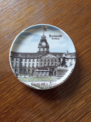 Kleiner Teller Motiv Karlsruhe