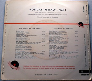 Schallplatten: 4 x Eine Italienreise Bild 4