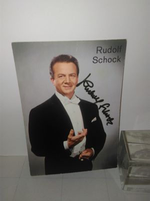 Rudolf Schock Autogrammkarte Original Signiert Bild 1