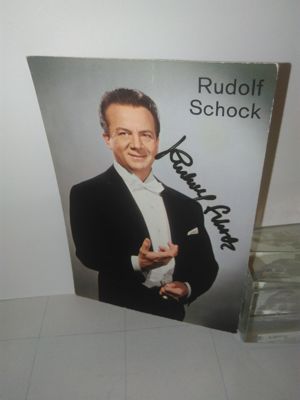 Rudolf Schock Autogrammkarte Original Signiert Bild 2