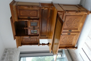 Eilt! Buffetschrank Antik Buffet Schrank, Jugendstil Nussbaum, H 200