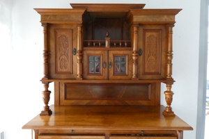 Buffetschrank Antik Schrank, Jugendstil Nussbaum, Bild 5
