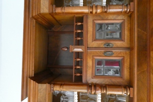 Buffetschrank Antik Schrank, Jugendstil Nussbaum, Bild 7