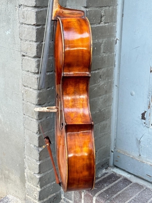 Feines Cello 44 Violoncello mit Zettel Iacobus P. Gordanus 1774 Fine cello Bild 2