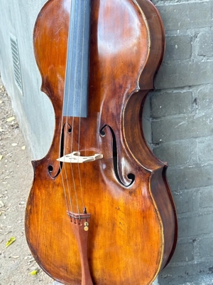Feines Cello 44 Violoncello mit Zettel Iacobus P. Gordanus 1774 Fine cello Bild 4