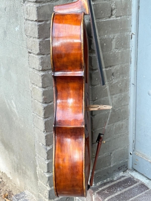 Feines Cello 44 Violoncello mit Zettel Iacobus P. Gordanus 1774 Fine cello Bild 1