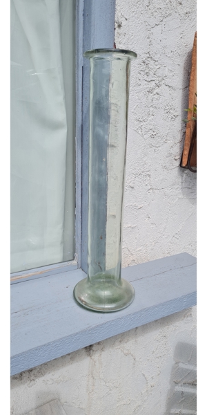 Glasvase Dickglas H 57 cm Bild 2