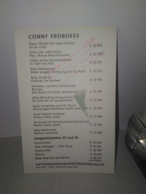 Conny Froboess Autogrammkarte Original Signiert Bild 3