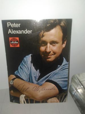 Peter Alexander Autogrammkarte Original Signiert
