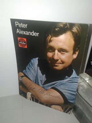 Peter Alexander Autogrammkarte Original Signiert Bild 2