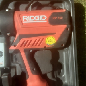 Ridgid RP 350 Pressmaschine Top Zustand. Baujahr Januar 2022