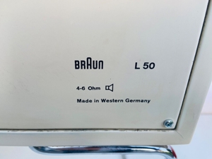 Braun Kompaktanlage Audio 300 und Lautsprecher L50 mit Kufen, Design Dieter Rams Bild 4