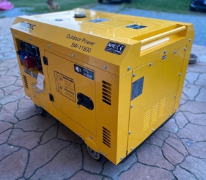 notstromaggregat diesel neu sw 11500 Swedic generator 380V 32A 16A 3000rpm Bild 2