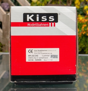 Spur 1 KISS Diesellok DB 232 rote Ludmilla OVP Bild 4