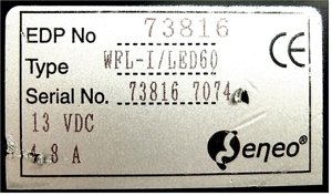 LED Infrarotscheinwerfer Eneo - IR 60 Watt - LED 13 V - 4,8 A - No. 73816 - ca. 18 x 13 x 6,5 cm Bild 6