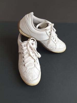 Sneaker Gr. 38 und Gr 39, beige (echtes Leder) und weiß ab 6 EUR Bild 6