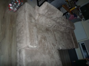 L couch mit Bettfunktion zu verkaufen. Bild 1