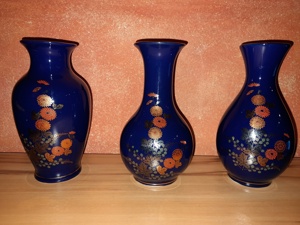 Chinesisches Vasenset   Chinesische Vase   Vasen mit Teeset Bild 3