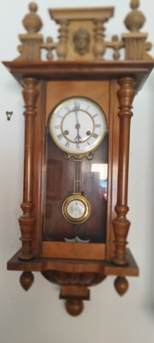 Freischwinger Uhr Antik Bild 2