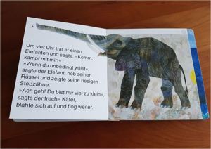Bilderbuch "der kleine Käfer Immerfrech" von Eric Carle (gebundene Ausgabe) Bild 3