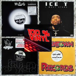 10 Hip Hop 1990er Vinyl Schallplatten Sammlung