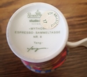 Rosenthal MYTHOS Espresso Sammeltasse Nr. 8 YANG Collector Cup Bild 5
