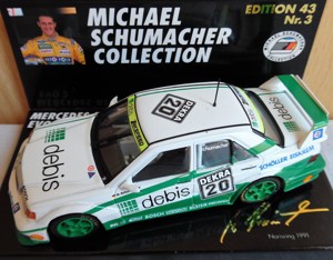  Mercedes-Benz 190E 190 E Evo 2 W201 Michael Schumacher Collection Minichamps OVP 1:43