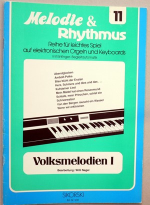 Noten: Melodie & Rhythmus Volksmelodien I + II Bild 1