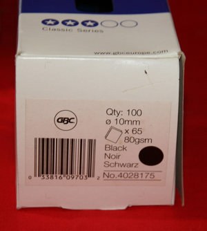 3 x GBC Plastikbinderücken CombBind, DIN A4, 12 mm, blau (4028237) plus 2 weitere Pakete Bild 3