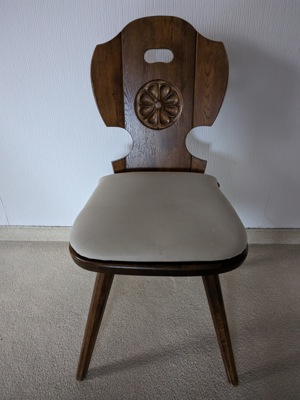 Rustikaler Esszimmertisch mit 6 passenden Stühlen in TOP-Zustand zvk. Bild 5