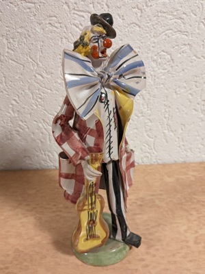 Sehr schöner Clown in Keramik Ausführung zu verkaufen Bild 4