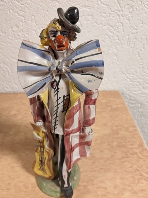 Sehr schöner Clown in Keramik Ausführung zu verkaufen Bild 6