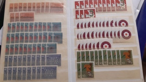 Briefmarken BRD Lageralbum postfrisch 1963-1964 Bild 3