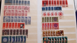 Briefmarken BRD Lageralbum postfrisch 1963-1964 Bild 7