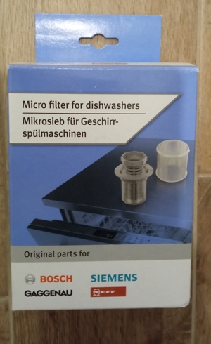 Filter Geschirrspüler Spülmaschine Siemens Bosch Bild 3
