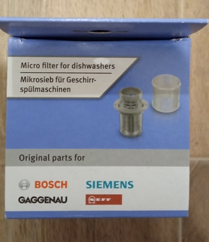 Filter Geschirrspüler Spülmaschine Siemens Bosch Bild 2