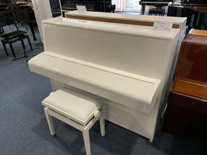 Bechstein Klavier Modell 12n weiß poliert Bild 3