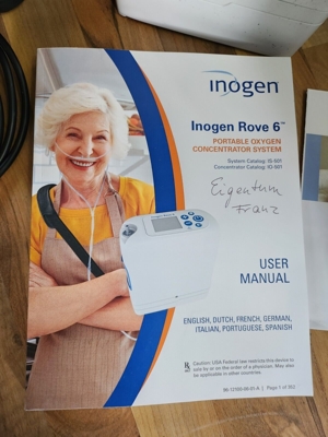 Inogen Rove 6 Mobiler Sauerstoffkonzentrator Bild 1
