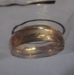 Ring  "Herr der Ringe" - gold - NEU Bild 1