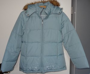 KJ Steve Ketell Jacke Daunenjacke Gr. 40 Hellblau wenig getragen, einwandfrei erhalten Damenkleidung Bild 1