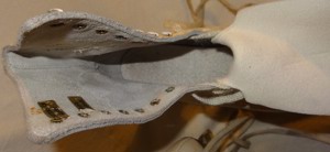 SK Primex Schlittschuhe Gr. 37 weiß Echtleder älter wenig benutzt, gut erhalten nostalgisch Vintage Bild 5