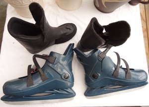 ST Lico Panther Schlittschuhe Gr. 43 dunkelblau mit herausnehmbarem Innenschuh Wintersport Bild 2