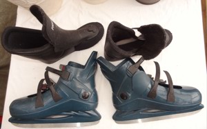 ST Lico Panther Schlittschuhe Gr. 43 dunkelblau mit herausnehmbarem Innenschuh Wintersport Bild 3