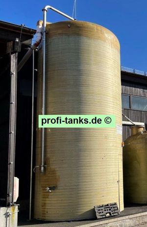 P228 gebrauchter 50.000 L Polyestertank GFK-Lagertank Wassertank Futtermitteltank Gülletank Silo Bild 1