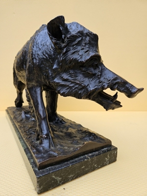 Fritz Diller Bronze Kailer Wildschwein Bild 3