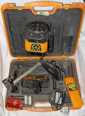 W Hirotek Geo Fennel FL 240HV Rotationslaser gebraucht, Gerät defekt Empfänger Bild 4