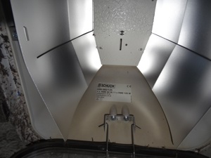 W Schuch 43N 080 125 Kofferleuchte Straßenlampe Hoflampe mit Wandhalterung gebraucht  Bild 5